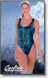 Sexy Blue Panther 1pc swimsuit. Look great, get tan!